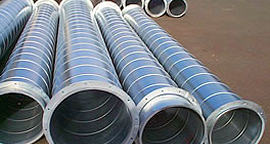 Folded spiral-seam tubing in accordance with DIN 24145