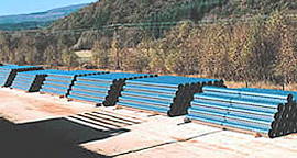 Folded spiral-seam tubing in accordance with DIN 24145